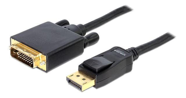 Delock Cable Displayport 1.3 male > DVI 24+3 male passive 3 m black