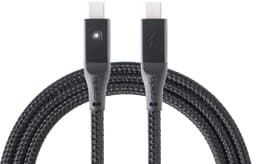 apias Smart USB-C til  USB-C ladekabel 2 m (sort)