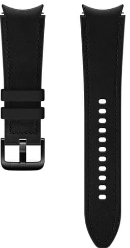 Samsung Galaxy Watch 4 Hybrid nahkaranneke 20 mm M/L (musta)