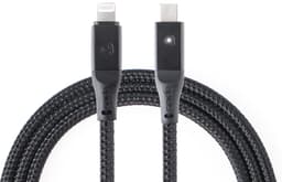 apias Smart USB-C - Lightning latauskaapeli 2 m (musta)
