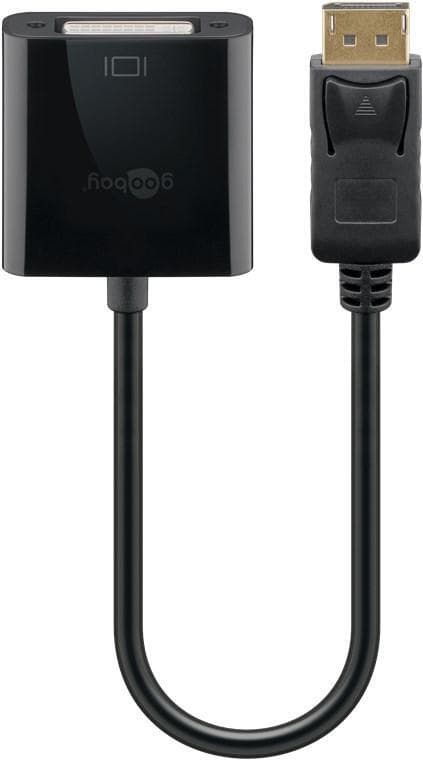 DisplayPort™/DVI-D-adapterkabel 1.2, forniklet