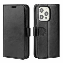 INF iPhone 13 Pro lommebok -deksel PU -lær / TPU svart