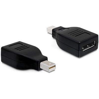 DeLOCK Mini DisplayPort til DisplayPort, svart