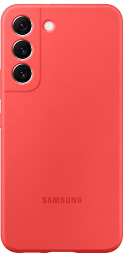 Samsung S22 silikonfodral (korall)