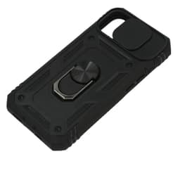 iPhone 13 etui med ringholder PC / TPU svart