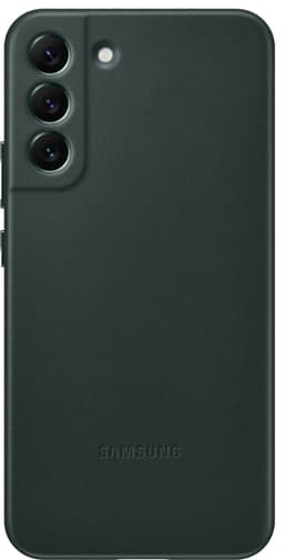 Samsung S22+ läderfodral (grönt)