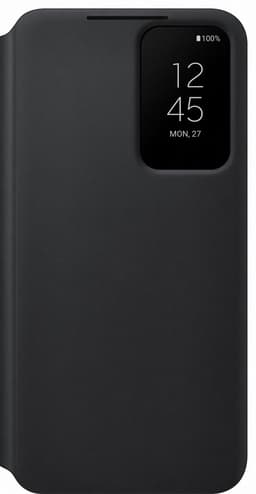 Samsung Clear View Galaxy S22-cover (sort)