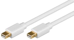 Goobay Mini DisplayPort-anslutningskabel, Guldpläterad