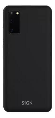 SiGN Liquid Silicone Case för Samsung Galaxy S20, svart