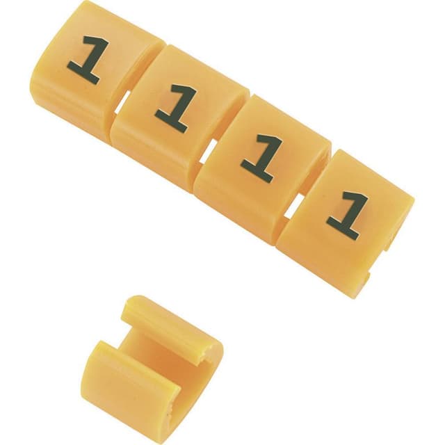 TRU COMPONENTS 1593428 TC-MB2/6203 Märkningsclip Tryck