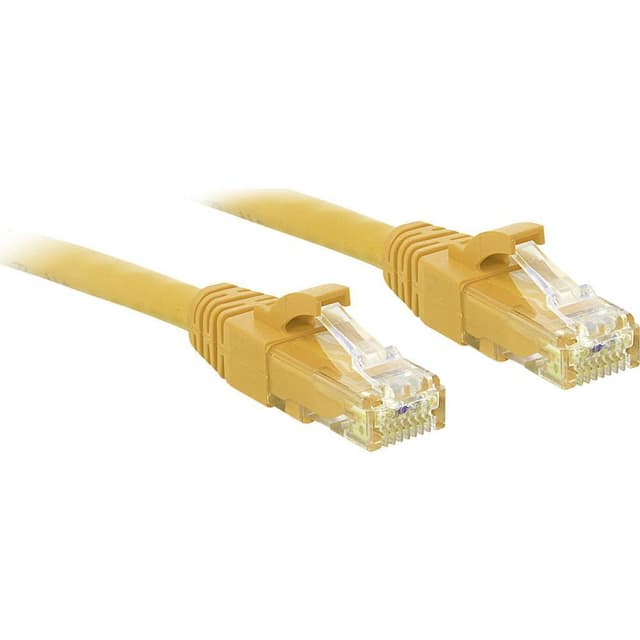 LINDY 48061 RJ45 Nätverk Anslutningskabel CAT 6 U/UTP