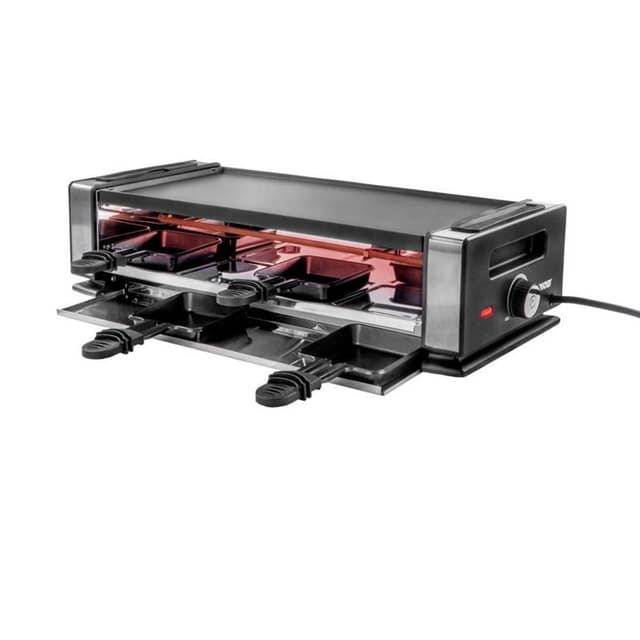 Unold Delice Basic Raclette Svart, Rostfritt stål