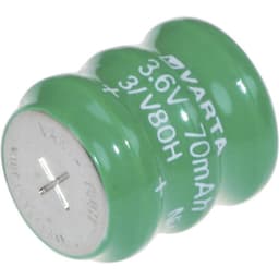 Varta V3/80H Laddbart batteri Knappcell 80H NiMH 80 mAh