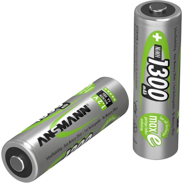 Genopladeligt AA-batteri NiMH 1 stk Ansmann maxE HR06