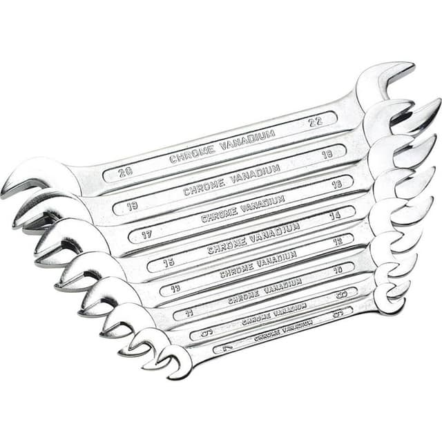 Dubbelskruvnyckelsats 8 delar 6 - 22 mm DIN 3110 Brüder