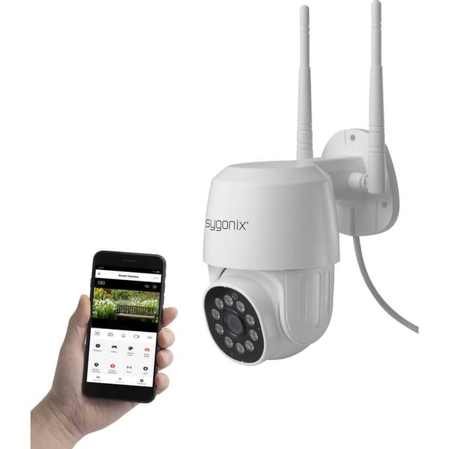 Sygonix IP-Kamera 1080p PTZ WLAN SY-4760960