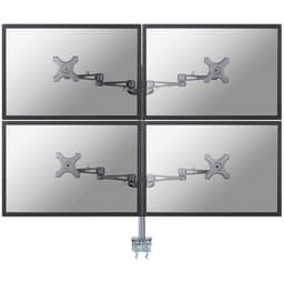 Neomounts by Newstar FPMA-D935D4 4x Skærm-bordslag 25,4 cm (10) - 68,6 cm (27) Vippebar, Bevægelig,