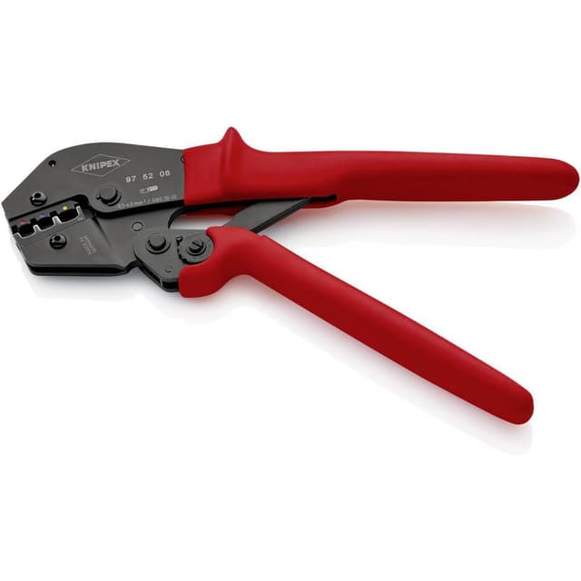 Knipex 97 52 06 Krympetang Isolerede kabelsko , Stik,