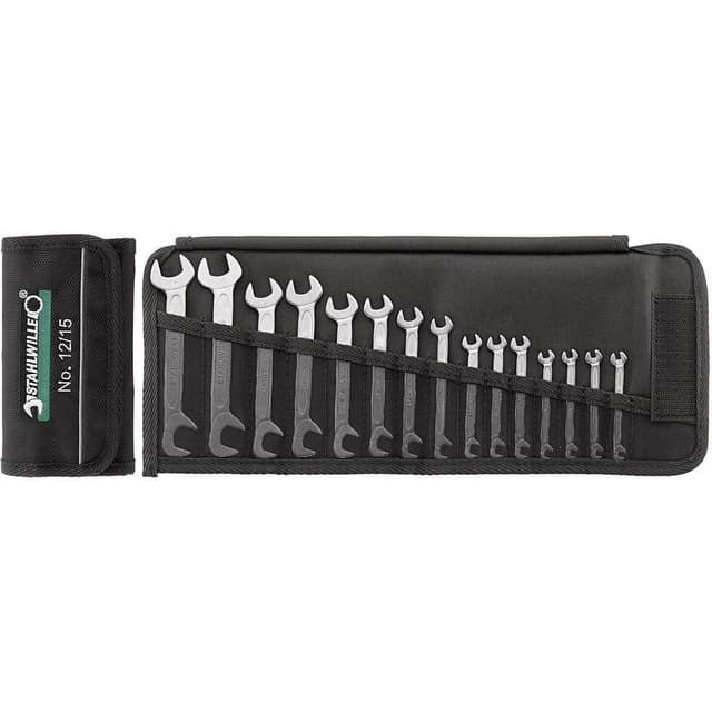 Dubbelskruvnyckelsats 15 delar Stahlwille 12/15 PC