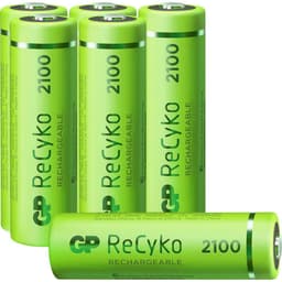 GP Batteries ReCyko+ HR06 4+2 gratis Laddbart batteri