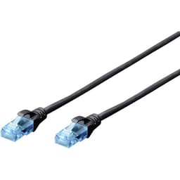 Digitus DK-1512-100/BL RJ45 Nätverk Anslutningskabel