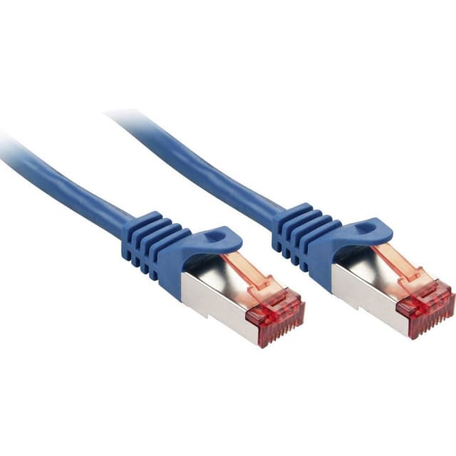 LINDY 47352 RJ45 Nätverk Anslutningskabel 1.00 m Blå