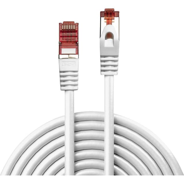 LINDY 47386 RJ45 Nätverk Anslutningskabel 5.00 m Vit