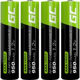 Green Cell HR03 Laddbart batteri AAA (R03) NiMH 950 mAh