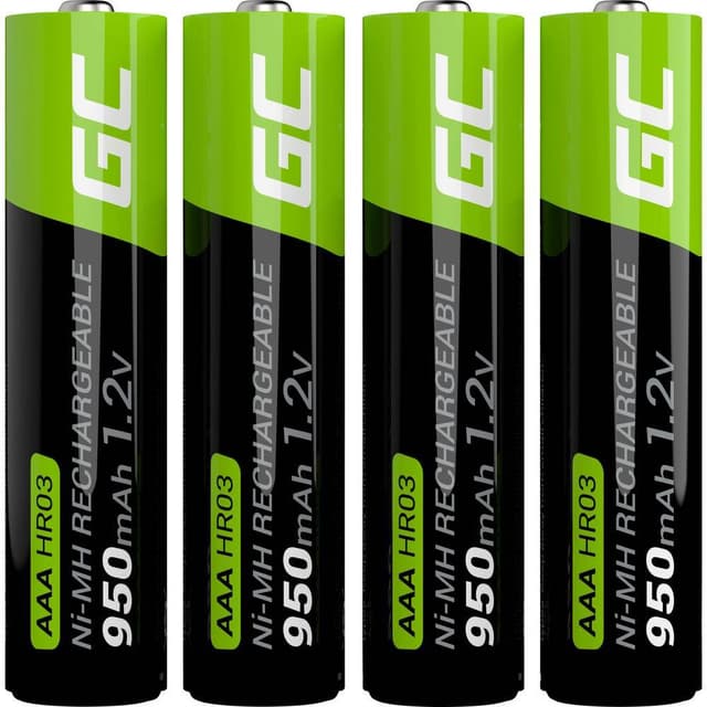 Green Cell HR03 Laddbart batteri AAA (R03) NiMH 950 mAh