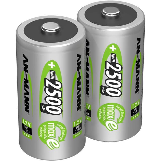 C-batteri R14 Ansmann maxE HR14 NiMH 1.2 V 2500 mAh 2