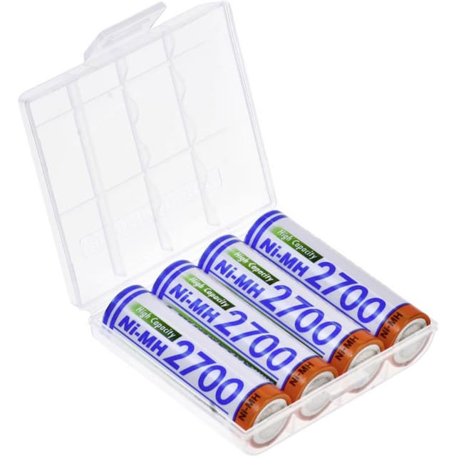Panasonic HR-3U + box Genopladeligt AA-batteri NiMH