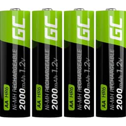 Green Cell HR6 Laddbart batteri AA (R6) NiMH 2000 mAh
