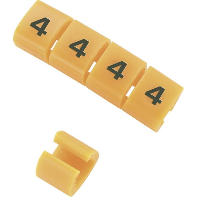 TRU COMPONENTS 1593398 TC-MB1/4203 Märkningsclip Tryck