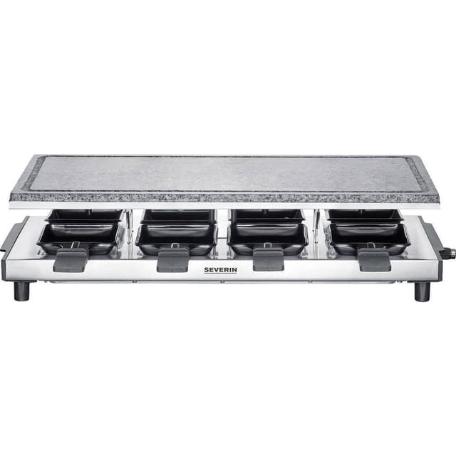 Severin 2374 Raclette 8 pannor, Non-stick-beläggning,