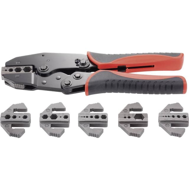 TOOLCRAFT PZ-505 818645 Crimptång 7 delar
