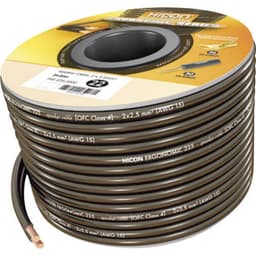 Hicon HIE-215-2000 Højtalerkabel Ergonomic 2 x 1.50 mm² Sort 20 m