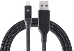 apias Smart USB til USB-C-opladningskabel 2 m (sort)