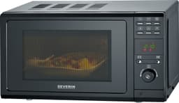 Mikroovn m. grill 20 liter Svart