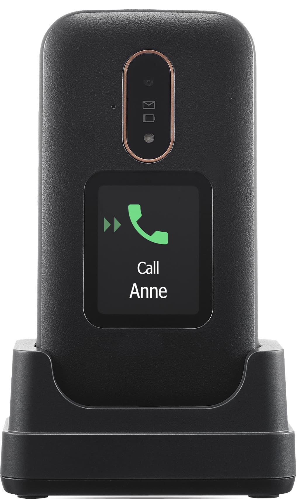 Doro 6881 mobiltelefon (svart/vit) - Elgiganten