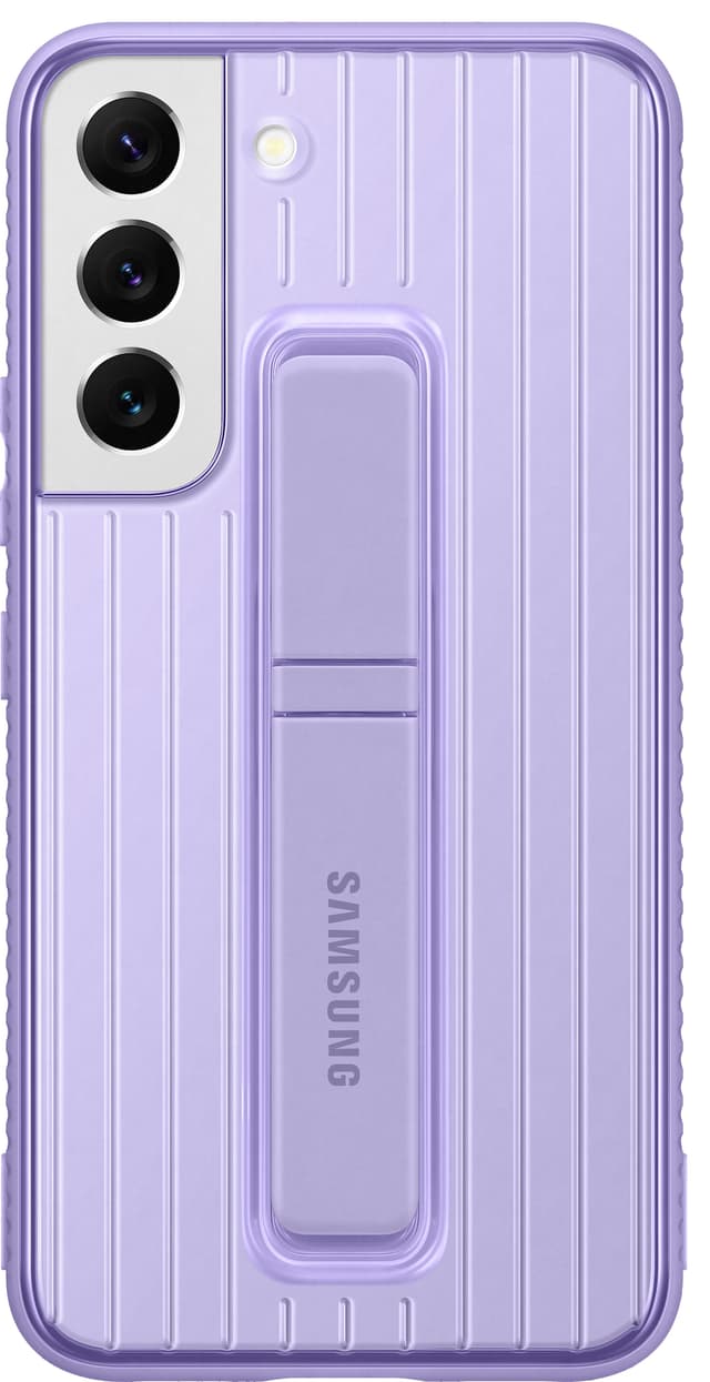 Samsung S22 skyddsfodral med ställ (lavender)