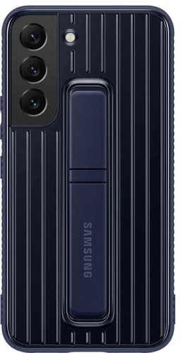 Samsung S22 beskyttende stativdeksel (blå)