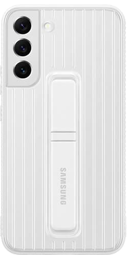 Samsung S22 Plus skyddsfodral med ställ (vitt)
