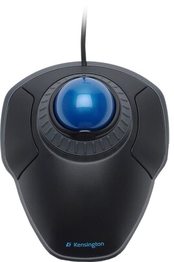 Kensington Orbit Wired mus med Scroll Ring trackball
