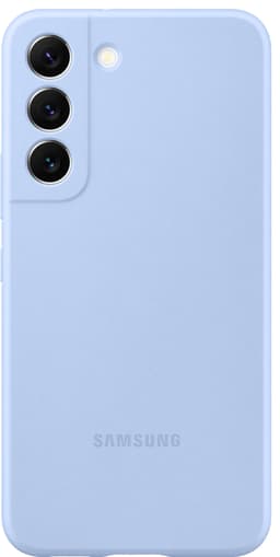 Samsung S22 silikondeksel (himmelblå)