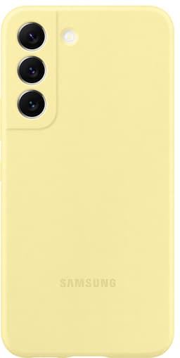 Samsung S22 silikonfodral (gult)