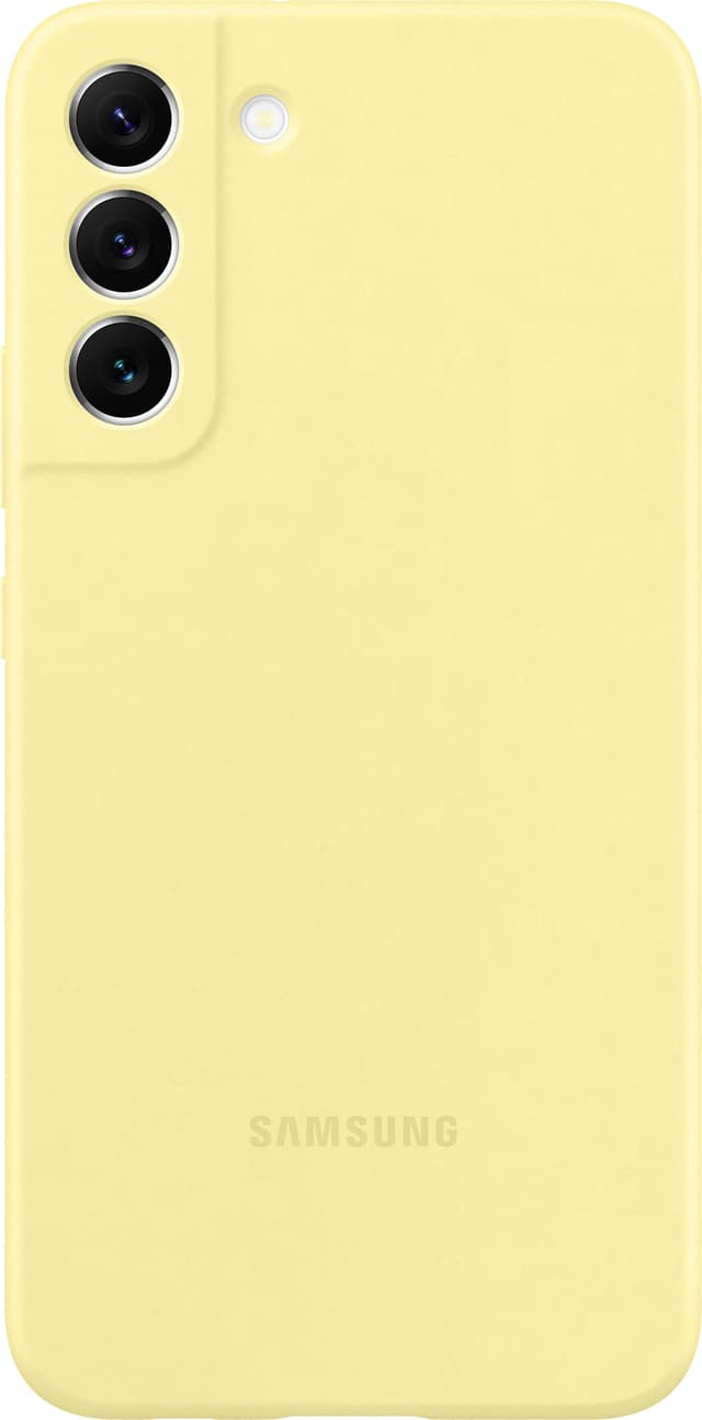 Samsung S22 Plus silikonfodral (gul)