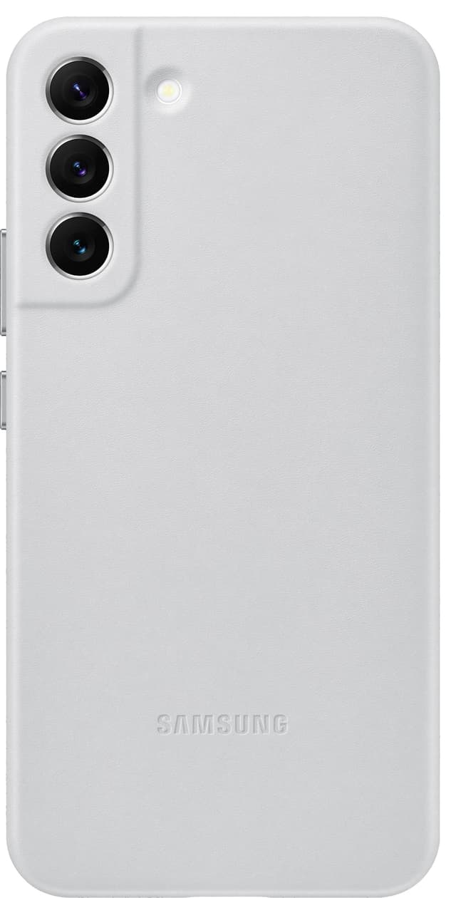 Samsung S22+ läderfodral (grått)