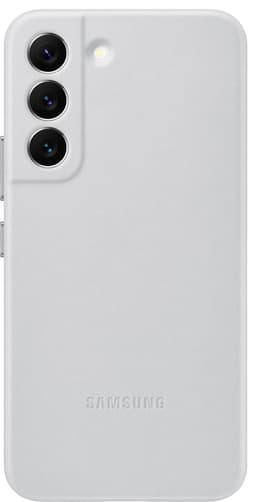 Samsung S22 läderfodral (grått)