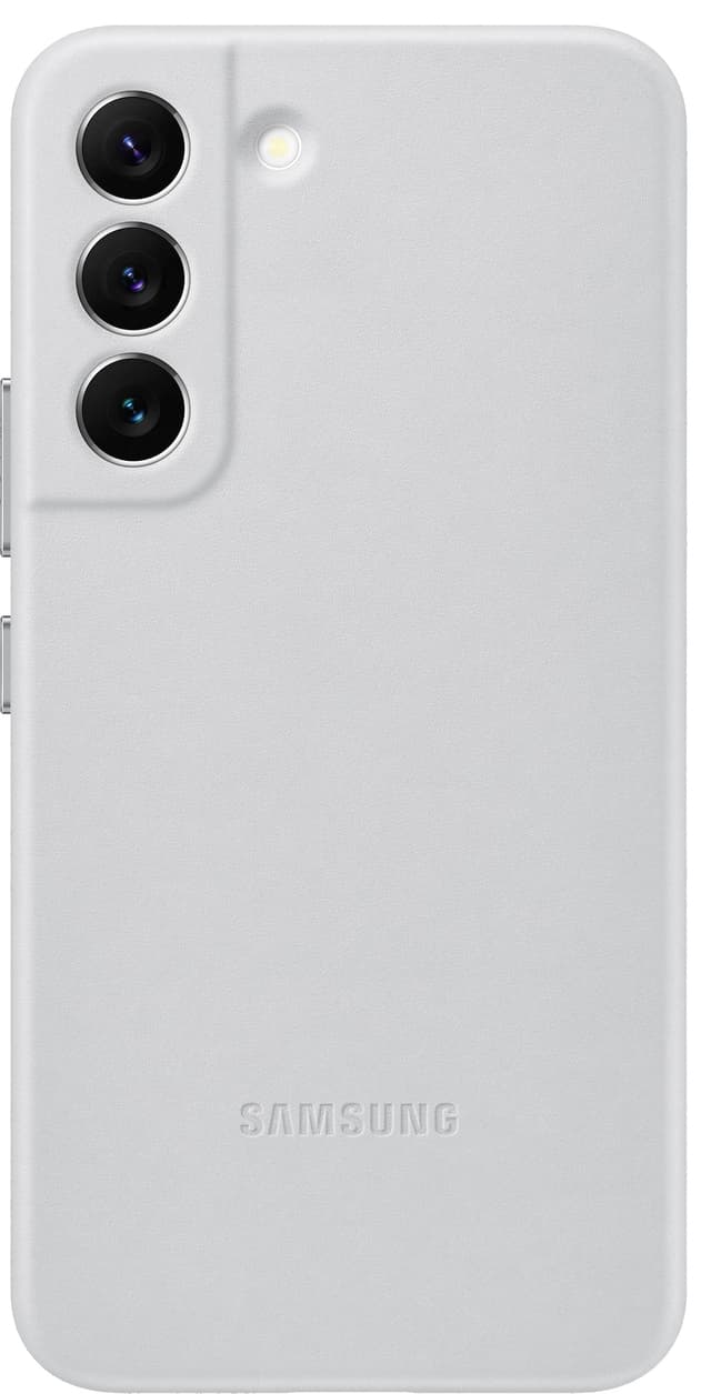 Samsung S22 läderfodral (grått)