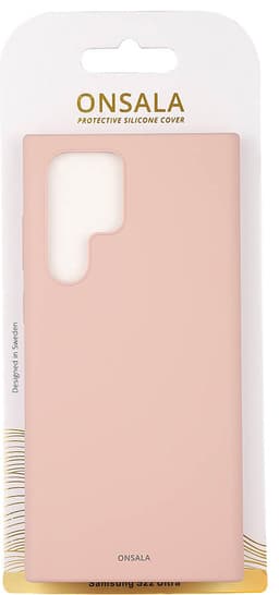 Onsala silikonfodral för Samsung Galaxy S22 Ultra (rosa)